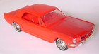 1965 AMT 7.25" DEALER PROMO FORD MUSTANG 2 DOOR HARDTOP COUPE RED — photo 2