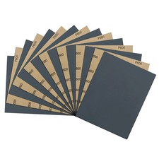 9 x 11 Inch 15pcs Wet Dry Sandpaper, 600 Grit Waterproof Abrasive Sand Paper, Si