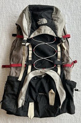 The North Face Terra 50 Hiking Backpack Gray Black 50 L Volume 