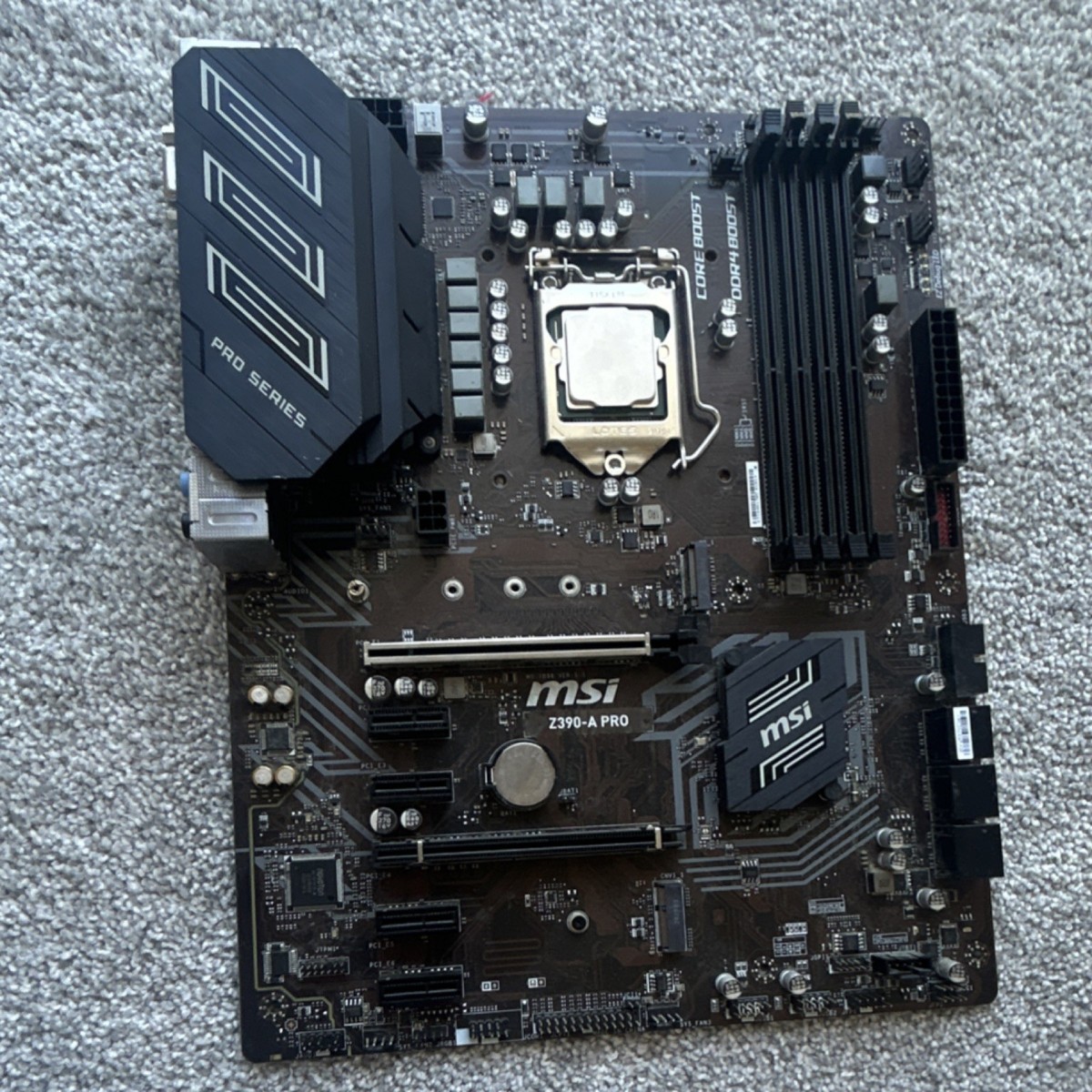MSI Z390-A PRO ATX & Intel i5-9400F 2.90GHz LGA1151 DDR4 Combo | eBay