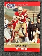 1990 Pro Set - Brent Jones #639 (RC)