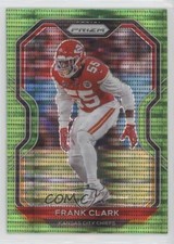 2020 Panini Prizm Neon Green Pulsar Prizm Frank Clark #126 1u6