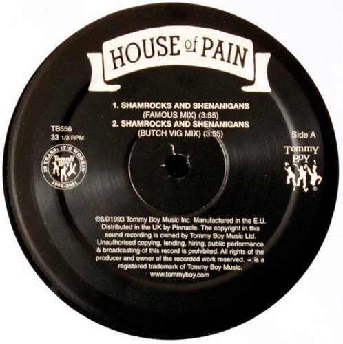 House Of Pain - Shamrocks And Shenanigans / Who's The Man (VINYL) - Picture 3 of 7
