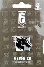 TOM CLANCY RAINBOW 6 SIX SIEGE MAVERICK OPERATOR ICON PIN BADGE UBISOFT R6 NEW!