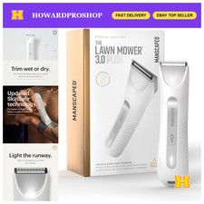 Groin Body Hair Trimmer - Lawn Mower 3.0 Plus, Waterproof, Rechargeable, Ergon