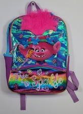 Mochila DreamWorks Trolls Poppy “Free To Sparkle” Niños Niñas Escuela Nueva