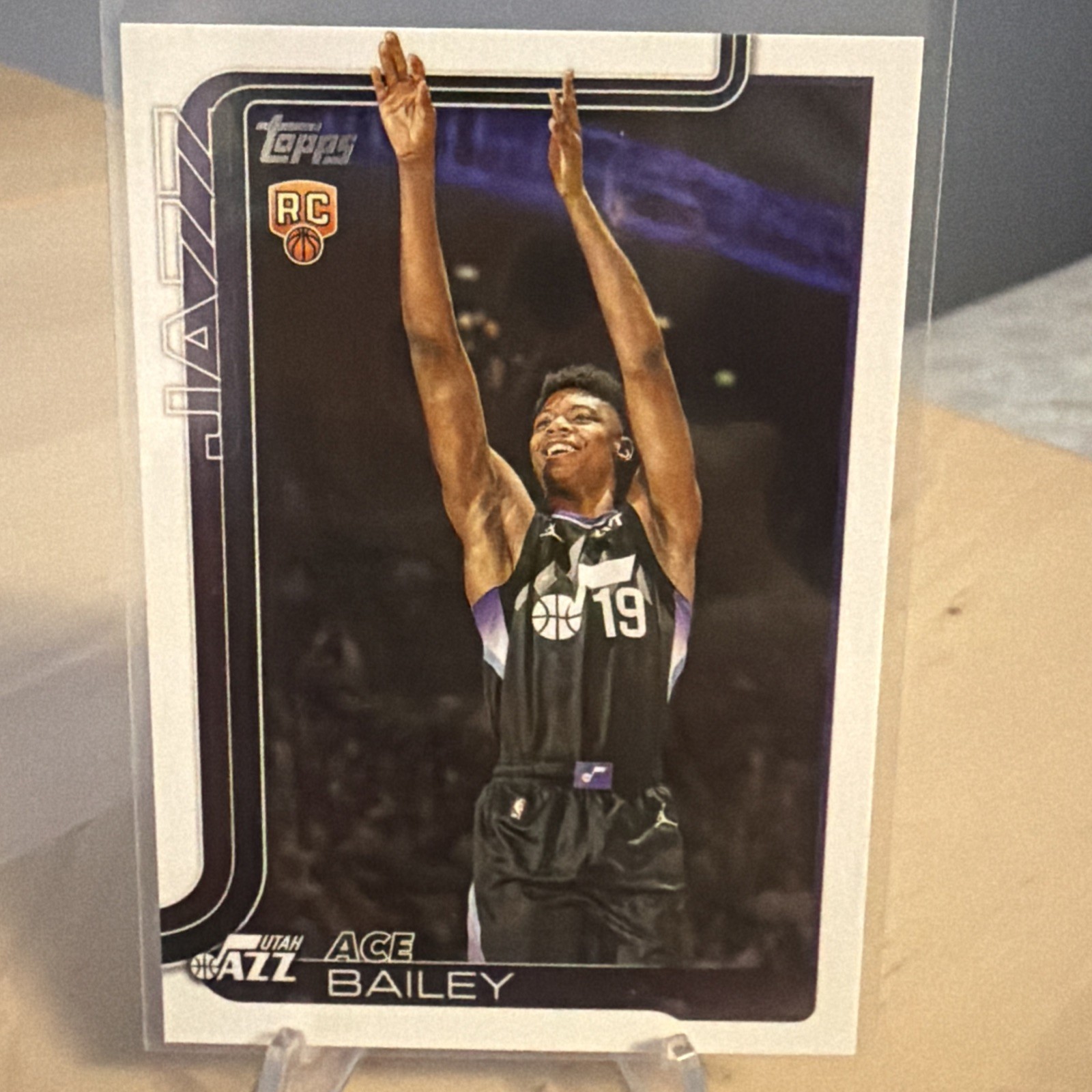 2025-26 Topps NBA Flagship Basketball Ace Bailey RC Rookie 205 Utah Jazz Base