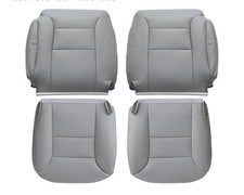Fits 1995-1999 Chevy Tahoe Gmc Suburban Leather Front Bottomtop Seat Cover Gray
