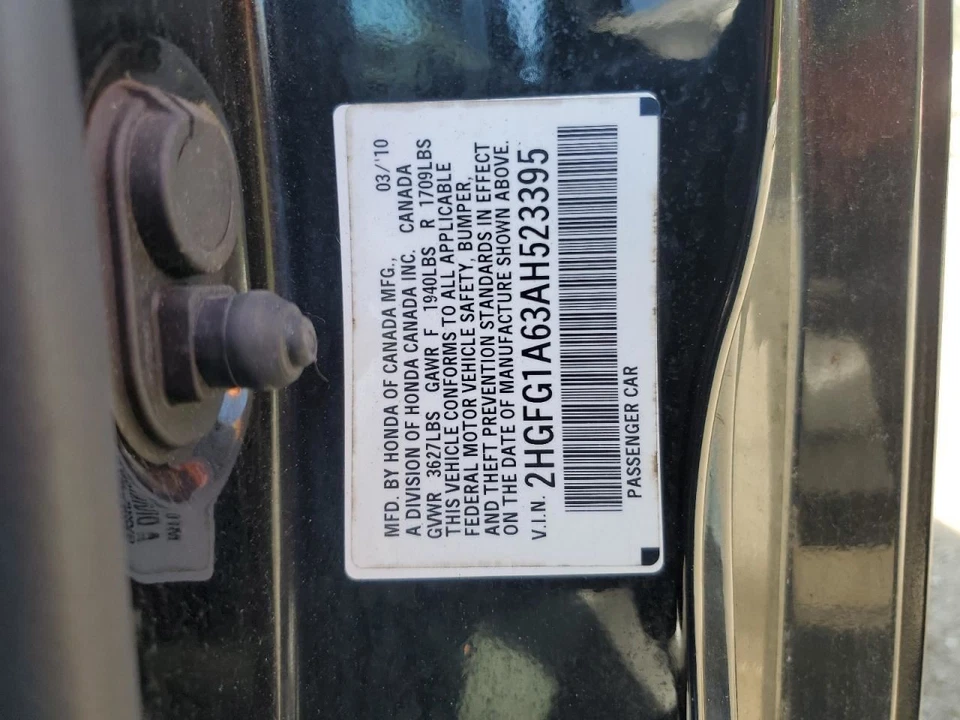 Parachoques delantero cupé para 09-11 CIVIC 2733408 Foto 2 de 4