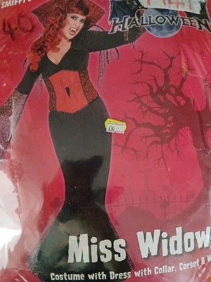 Spinne viktorianisch Edwardian Vampir Gothic Hexe Halloween Kostüm