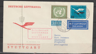 Lufthansa Erstflug München Stuttgart LH 081 am 31.10.1955