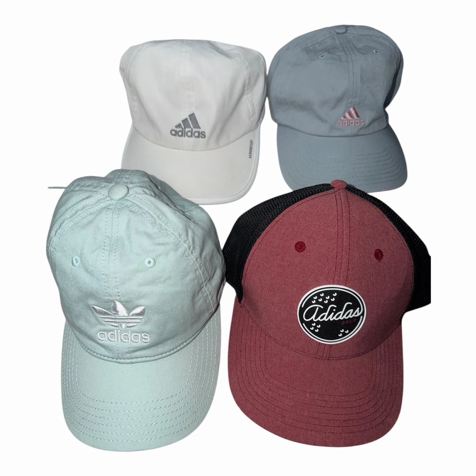 Adidas Sombrero Lote De 9 Gorras Sombreros De Colección Y2K Correr Snapback Correa Papá Gorras Paquete Foto 2 de 4