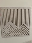 Set of 2 Mountain Blended Background with Soft Fiber Material Wall Art 23x23 — photo 6