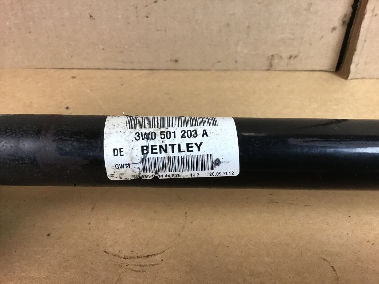 Bentley Continental GT V8 2013 AWD Rear Left Drive Axle Shaft 12-18 :O