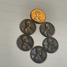 1968 lincoln penny Lot, Improper Alloy Mix Lot, Black Beauty?s