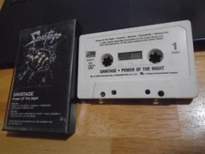 RARE OOP Savatage CASSETTE TAPE Power of the Night 1985 metal Crimson Glory !