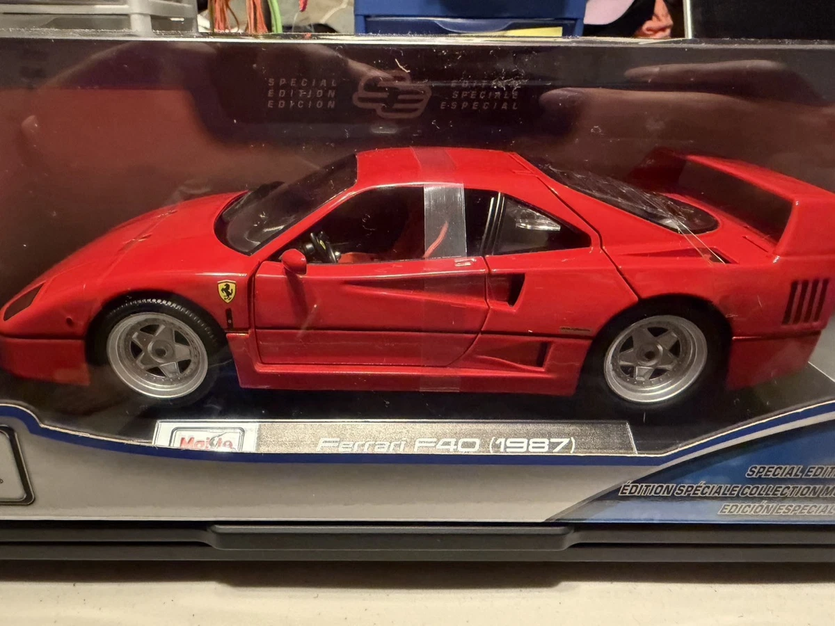 BRAND NEW IN BOX Maisto Special Edition 1:18 1987 Ferrari F40 Red Diecast Car