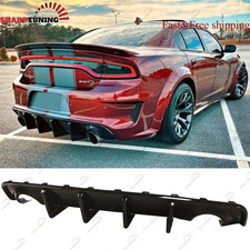 For 2020-2023 Dodge Charger Srt Widebody Rear Bumper Diffuser Lip Carbon Flash For 2020-2023 Dodge Charger Srt Widebody Rear Bumper Diffuser Lip Carbon Flash
