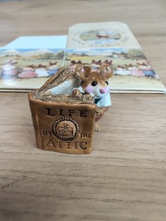 RARE Wee Forest Folk AH 02 Scrabble II Life in the Attic AP Signed 1996