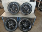 MINI R56 16 ALLOY WHEELS BLACK WITH TYRES 195 55 16