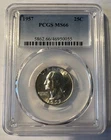 Toned 1957 Washington Quarter PCGS MS66 Type B reverse #1