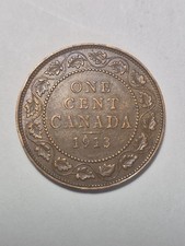 1913 Canada 1 Cent - Canadian Large Penny - King George V - XF 40 Details