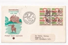 STAMP DENMARK "KOBENHAVN" "DYREHAVEN" 1970 FDC ENVELOPE