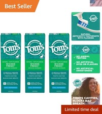 Tom's of Maine Wicked Fresh 3-Pack Natural Fluoride Toothpaste for Fresh Breath