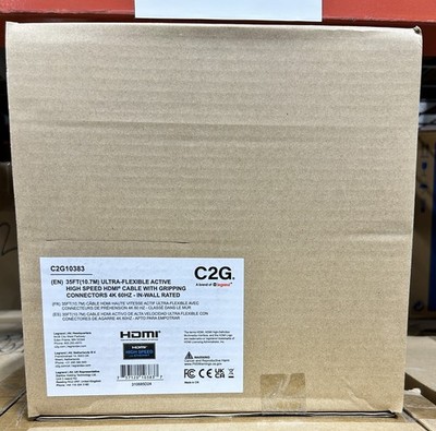 C2G 10383 35ft C2G Performance Series Ultra Flexible Active High Speed HDMI