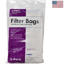 OEM 3-Pack Vacuum Bags Compatible with Kirby G3, G4, G5, G6 - Magic Filtration