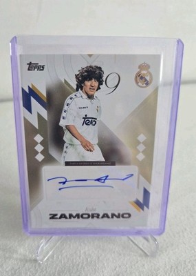 Ivan Zamorano Auto 2025-26 Topps Los Blancos Real Madrid 