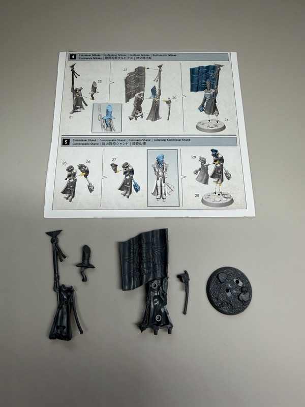 Warhammer 40K Hells Last - Confessor Talbeas (Single Mini)