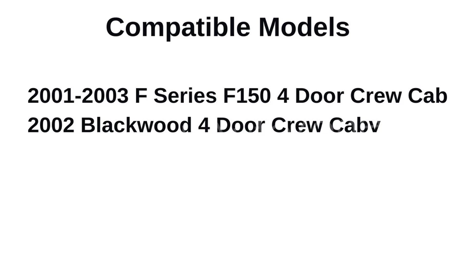 Fit 01-03 Ford F150 02 Lincoln Blackwood Crew Driver Left Rear Door Window Glass Foto 3 de 3