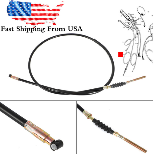 Front Brake Cable - Honda XL75 XR75 CR80R XL80 XL80S XR80 CT90 CT110