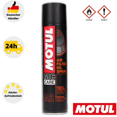 Motul MC CARE A2 AIR FILTER OIL SPRAY 400ml Luftfilteröl Air Filtr Oil Spraydose