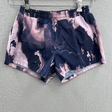 Old Navy Active Shorts Girls XL 14/16 Purple Running Go Dry Lined
