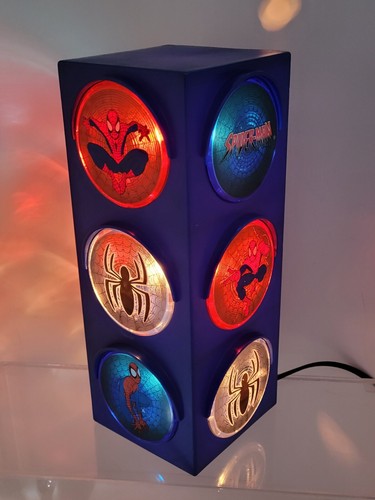 SPIDERMAN Marvel Traffic Stop Night Light - ALL NEW BULBS / Peter Parker 2007 - Picture 2 of 17