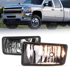 Smoke Bumper Pair For 07-13 Chevy Silverado 1500 2500 Hd Tahoe Fog Light Lamps Smoke Bumper Pair For 07-13 Chevy Silverado 1500 2500 Hd Tahoe Fog Light Lamps