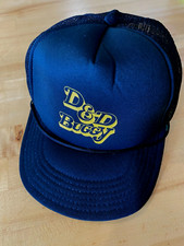 Vintage Trucker Hat D  D BUGGY Black Rope Mesh Screen Print Snapback