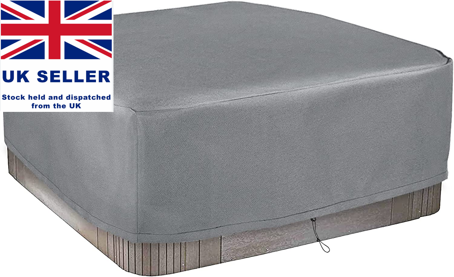 Universal Thermal Hot Tub Cover,Waterproof Square Hot Tub Cover, Large