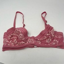 Victoria  s Secret PINK Pink Unlined Lace Bra