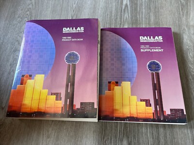Lot Of 2 Dallas Semiconductor  Product Data Book 1992-1993