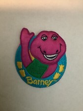 PARCHE BARNEY & FRIENDS BARNEY EL DINOSAURIO BARNY HIERRO/COSER (NUEVO STOCK ANTIGUO) 2"