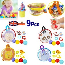 9Pcs Dough Dots Play Set Cutters in Backpack, Modeling Magic Clay Kids Play Toys