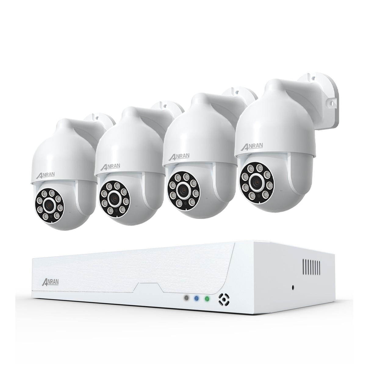 ANRAN CCTV SECURITY SYSTEM 8MP WIRED AUDIO CAMERA COLOR OUTDOOR