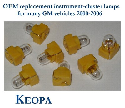 100 qty SMD50A Lamps - for GM instrument cluster repairs / FREE SHIPPING