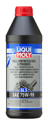 LIQUI MOLY 1414 Getriebeöl Vollsynthetisch GL5  SAE 75W-90 - 1 Liter