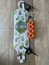Madrid￼ Longboard Succulent Graphics,  Drop Thru 40”X9.5”  Z-flex Cadillac