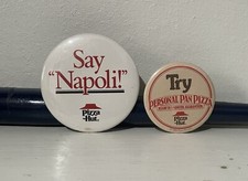 Vintage Lot Of 80s Pizza Hut Buttons 