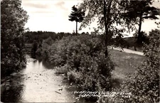 Gladstone Country Club, Gladstone, Michigan RPPC Real Photo Postcard